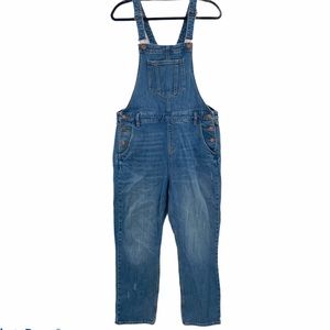 Old Navy | Denim Carpenter Bib Overalls - Size 14